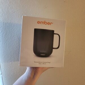 Ember Temperature Control Mug 2 10oz Black Stainless Steel Smart Coffee Cup